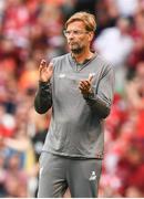 4 August 2018; Liverpool manager Jurgen Klopp during the Pre Season Friendly match between Liverpool and Napoli at the Aviva Stadium in Dublin. Photo by Stephen McCarthy/Sportsfile