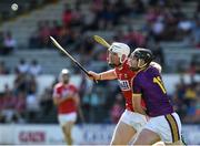 4 August 2018; Chris O'Leary of Cork in action against Eoin Molloy of Wexford during the Bord Gáis Energy GAA Hurling All-Ireland U21 Championship Semi-Final match between Cork and Wexford at Nowlan Park in Kilkenny. Photo by Matt Browne/Sportsfile