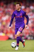 4 August 2018; Andy Robertson of Liverpool during the Pre Season Friendly match between Liverpool and Napoli at the Aviva Stadium in Dublin. Photo by Stephen McCarthy/Sportsfile