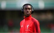 4 August 2018; Rafael Camacho of Liverpool prior to the Pre Season Friendly match between Liverpool and Napoli at the Aviva Stadium in Dublin. Photo by Stephen McCarthy/Sportsfile
