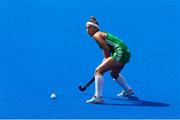 4 August 2018; Elena Tice of Ireland in action during the Women's Hockey World Cup Finals semi-final match between Ireland and Spain at the Lee Valley Hockey Centre in QE Olympic Park, London, England. Photo by Craig Mercer/Sportsfile