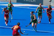 4 August 2018; Roisin Upton of Ireland in action during the Women's Hockey World Cup Finals semi-final match between Ireland and Spain at the Lee Valley Hockey Centre in QE Olympic Park, London, England. Photo by Craig Mercer/Sportsfile