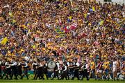 5 August 2018; Clare supporters before the GAA Hurling All-Ireland Senior Championship semi-final replay match between Galway and Clare at Semple Stadium in Thurles, Co Tipperary. Photo by Ray McManus/Sportsfile