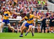 5 August 2018; David Reidy of Clare in action against Aidan Harte of Galway during the GAA Hurling All-Ireland Senior Championship semi-final replay match between Galway and Clare at Semple Stadium in Thurles, Co Tipperary. Photo by Brendan Moran/Sportsfile