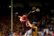5 August 2018; Jonathan Glynn of Galway in action against David McInerney of Clare during the GAA Hurling All-Ireland Senior Championship semi-final replay match between Galway and Clare at Semple Stadium in Thurles, Co Tipperary. Photo by Ray McManus/Sportsfile