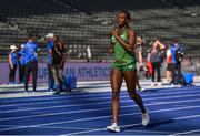 5 August 2018; Gina Akpe-Moses of Ireland during a practice session prior to official opening of the 2018 European Athletics Championships in Berlin, Germany. Photo by Sam Barnes/Sportsfile