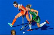 5 August 2018; Nicola Daly of Ireland in action during the Women's Hockey World Cup Final match between Ireland and Netherlands at the Lee Valley Hockey Centre in QE Olympic Park, London, England. Photo by Craig Mercer/Sportsfile