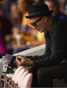5 August 2018; Galway supporter Tommy Tiernan reads the match programme prior to the GAA Hurling All-Ireland Senior Championship semi-final replay match between Galway and Clare at Semple Stadium in Thurles, Co Tipperary. Photo by Diarmuid Greene/Sportsfile