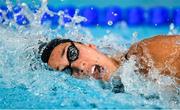 6 August 2018; Ranomi Kromowidjojo of Netherlands on her way to winning the Mixed 4x100 Mixed Medley Relay preliminary race during day five of the 2018 European Championships at Tollcross International Swimming Centre in Glasgow, Scotland. Photo by David Fitzgerald/Sportsfile