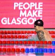 6 August 2018; Adam Peaty of Great Britain competing in the Mixed 4x100 Mixed Medley Relay preliminary race during day five of the 2018 European Championships at Tollcross International Swimming Centre in Glasgow, Scotland. Photo by David Fitzgerald/Sportsfile