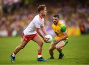 5 August 2018; Mark Bradley of Tyrone during the GAA Football All-Ireland Senior Championship Quarter-Final Group 2 Phase 3 match between Tyrone and Donegal at MacCumhaill Park in Ballybofey, Co Donegal. Photo by Stephen McCarthy/Sportsfile