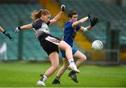 6 August 2018; Laura-Ann Laffey of Sligo in action against Aoife Gillen of Wicklow during the TG4 All-Ireland Ladies Football Intermediate Championship quarter-final match between Sligo and Wicklow at the Gaelic Grounds in Limerick. Photo by Diarmuid Greene/Sportsfile