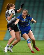 6 August 2018; Laura-Ann Laffey of Sligo in action against Alanna Conroy of Wicklow during the TG4 All-Ireland Ladies Football Intermediate Championship quarter-final match between Sligo and Wicklow at the Gaelic Grounds in Limerick. Photo by Diarmuid Greene/Sportsfile
