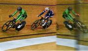 6 August 2018; Lydia Boylan of Ireland, left, competing in the Women's Omnium Scratch race during day five of the 2018 European Championships at the Sir Chris Hoy Velodrome in Glasgow, Scotland. Photo by David Fitzgerald/Sportsfile