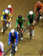 6 August 2018; Felix English, left, and Mark Downey of Ireland competing in the Men's Madison Final race during day five of the 2018 European Championships at the Sir Chris Hoy Velodrome in Glasgow, Scotland. Photo by David Fitzgerald/Sportsfile