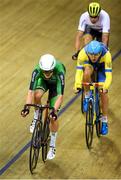 6 August 2018; Mark Downey of Ireland competing in the Men's Madison Final race during day five of the 2018 European Championships at the Sir Chris Hoy Velodrome in Glasgow, Scotland. Photo by David Fitzgerald/Sportsfile