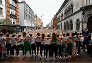 6 August 2018; A general view during the Ireland team homecoming at Dame Street in Dublin after finishing second in the Women’s Hockey World Cup in London, England. Photo by Ramsey Cardy/Sportsfile
