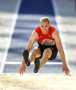 6 August 2018; Benjamin Gföhler of Switzerland competing in the Mens Long Jump Qualfication Round during Day Q of the 2018 European Athletics Championships at Berlin in Germany. Photo by Sam Barnes/Sportsfile