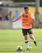 6 August 2018; Ronan Murray of Dundalk warms-up prior to the EA Sports Cup semi-final match between Cobh Ramblers and Dundalk at St. Colman's Park in Cobh, Co. Cork. Photo by Ben McShane/Sportsfile