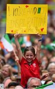 6 August 2018; Ireland supporters during their homecoming at Dame Street in Dublin after finishing second in the Women’s Hockey World Cup in London, England. Photo by Ramsey Cardy/Sportsfile