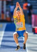 6 August 2018; Vladyslav Mazur of Ukraine competing in the Mens Long Jump Qualfication Round during Day Q of the 2018 European Athletics Championships at Berlin in Germany.  Photo by Sam Barnes/Sportsfile