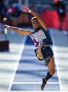 6 August 2018; Yann Randrianasolo of France competing in the Mens Long Jump Qualfication Round during Day Q of the 2018 European Athletics Championships at Berlin in Germany.  Photo by Sam Barnes/Sportsfile