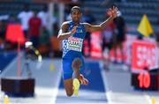 6 August 2018; Kevin Ojiaku of Italy competing in the Mens Long Jump Qualfication Round during Day Q of the 2018 European Athletics Championships at Berlin in Germany.  Photo by Sam Barnes/Sportsfile