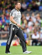 4 August 2018; Kildare manager Cian O'Neill prior to the GAA Football All-Ireland Senior Championship Quarter-Final Group 1 Phase 3 match between Kerry and Kildare at Fitzgerald Stadium in Killarney, Kerry. Photo by Brendan Moran/Sportsfile