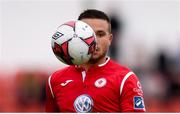 6 August 2018; Mikey Drennan of Sligo Rovers during the EA Sports Cup semi-final match between Sligo Rovers and Derry City at the Showgrounds in Sligo. Photo by Stephen McCarthy/Sportsfile