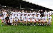 4 August 2018; The Kildare squad prior to the GAA Football All-Ireland Senior Championship Quarter-Final Group 1 Phase 3 match between Kerry and Kildare at Fitzgerald Stadium in Killarney, Kerry. Photo by Brendan Moran/Sportsfile