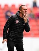 6 August 2018; Derry City manager Kenny Shiels during the EA Sports Cup semi-final match between Sligo Rovers and Derry City at the Showgrounds in Sligo. Photo by Stephen McCarthy/Sportsfile