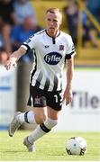 6 August 2018; Karolis Chvedukas of Dundalk during the EA Sports Cup semi-final match between Cobh Ramblers and Dundalk at St. Colman's Park in Cobh, Co. Cork. Photo by Ben McShane/Sportsfile