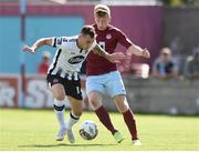 6 August 2018; Dylan Connolly of Dundalk in action against David Hurley of Cobh Ramblers during the EA Sports Cup semi-final match between Cobh Ramblers and Dundalk at St. Colman's Park in Cobh, Co. Cork. Photo by Ben McShane/Sportsfile