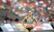 7 August 2018; Síofra Cléirigh Büttner of Ireland prior to competing in the Women's 800m event  during Day 1 of the 2018 European Athletics Championships at The Olympic Stadium in Berlin, Germany. Photo by Sam Barnes/Sportsfile