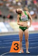 7 August 2018; Síofra Cléirigh Büttner of Ireland prior to competing in the Women's 800m event  during Day 1 of the 2018 European Athletics Championships at The Olympic Stadium in Berlin, Germany. Photo by Sam Barnes/Sportsfile