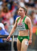 7 August 2018; Claire Mooney of Ireland after competing in the Women's 800m event during Day 1 of the 2018 European Athletics Championships at The Olympic Stadium in Berlin, Germany. Photo by Sam Barnes/Sportsfile