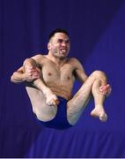 7 August 2018; Oliver Dingley of Ireland competing in the Men's 1m Springboard Preliminary heat during day six of the 2018 European Championships at the Royal Commonwealth Pool in Edinburgh, Scotland. Photo by David Fitzgerald/Sportsfile