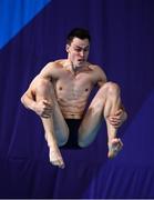 7 August 2018; Jack Ffrench of Ireland competing in the Men's 1m Springboard Preliminary heat during day six of the 2018 European Championships at the Royal Commonwealth Pool in Edinburgh, Scotland. Photo by David Fitzgerald/Sportsfile