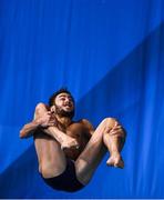 7 August 2018; Lorenzo Marsaglia of Italy competing in the Men's 1m Springboard Preliminary heat during day six of the 2018 European Championships at the Royal Commonwealth Pool in Edinburgh, Scotland. Photo by David Fitzgerald/Sportsfile