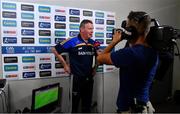 5 August 2018; Clare joint manager Donal Moloney is intervieewed by Sky Sports after the GAA Hurling All-Ireland Senior Championship semi-final replay match between Galway and Clare at Semple Stadium in Thurles, Co Tipperary. Photo by Brendan Moran/Sportsfile