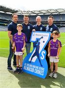 7 August 2018; The Beacon Hospital All-Ireland Hurling Sevens, organised by Kilmacud Crokes GAA Club and kindly sponsored this year, for the first time, by Beacon Hospital was officially launched in Croke Park. Pictured at the launch are hurlers, from left, Ryan O'Dwyer, Bill O'Carroll, Fergal Whitely and Niall Corcoran, with Under 10 Kilmacud Crokes hurlers Michael Lyng, left, and Cian Manning. Photo by Ramsey Cardy/Sportsfile