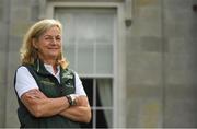 7 August 2018; Irish Eventing Team manager Sally Corscadden poses for a portrait following the WEG Press Launch at the RDS Arena in Dublin. Photo by Harry Murphy/Sportsfile
