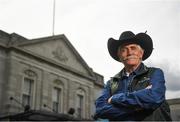 7 August 2018; Irish Quarter Horse Association Secretary representing Reining Derek O'Byrne White poses for a portrait after the WEG Press Launch at the RDS Arena in Dublin. Photo by Harry Murphy/Sportsfile