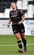 7 August 2018; Katrina Parrock of Wexford Youths reacts after missing a goal scoring opportunity during the UEFA Women’s Champions League Qualifier match between Ajax and Wexford Youths at Seaview in Belfast, Antrim. Photo by Oliver McVeigh/Sportsfile