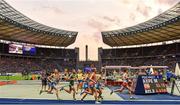 7 August 2018; A general view during the Men's 10,000m event during Day 1 of the 2018 European Athletics Championships at The Olympic Stadium in Berlin, Germany. Photo by Sam Barnes/Sportsfile