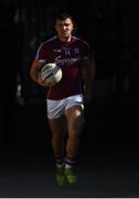 4 August 2018; Damien Comer of Galway ahead of the GAA Football All-Ireland Senior Championship Quarter-Final Group 1 Phase 3 match between Galway and Monaghan at Pearse Stadium in Galway. Photo by Ramsey Cardy/Sportsfile