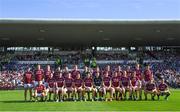 4 August 2018; The Galway panel ahead of the GAA Football All-Ireland Senior Championship Quarter-Final Group 1 Phase 3 match between Galway and Monaghan at Pearse Stadium in Galway. Photo by Ramsey Cardy/Sportsfile