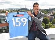 8 August 2018; Chris “Kammy” Kamara was in Dublin to kick off Sky Sports’ Premier League Season. Sky will show 159 Premier League matches, including Saturday 3pm kick-offs exclusive to Irish viewers. The first round of the 31 fixtures kicks off this Friday night on Sky Sports Premier League and NOW TV. Sky Ireland, Burlington Plaza, Dublin. Photo by Matt Browne/Sportsfile