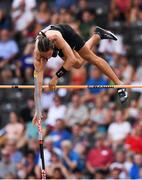 8 August 2018; Ilya Shkurenyov of Authorised Neutral Athletes competing in the Men's Decathlon Pole Vault event during Day 2 of the 2018 European Athletics Championships at The Olympic Stadium in Berlin, Germany. Photo by Sam Barnes/Sportsfile