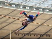 8 August 2018; Tim Duckworth of Great Britain competing in the Men's Decathlon Pole Vault event during Day 2 of the 2018 European Athletics Championships at The Olympic Stadium in Berlin, Germany. Photo by Sam Barnes/Sportsfile